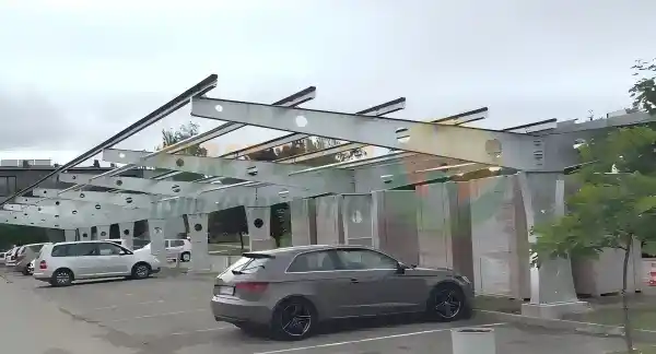 Finalizarea cu succes a proiectului european de garaj solar cu două fețe