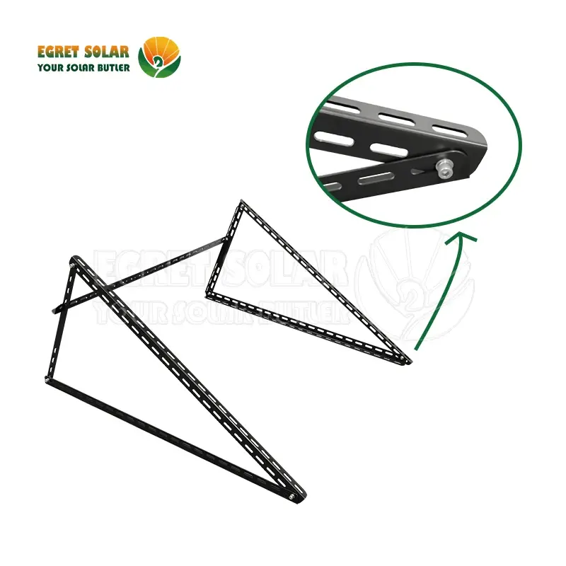 Unghi reglabil Sistem de montare solară pentru pliere a trepiedului solar