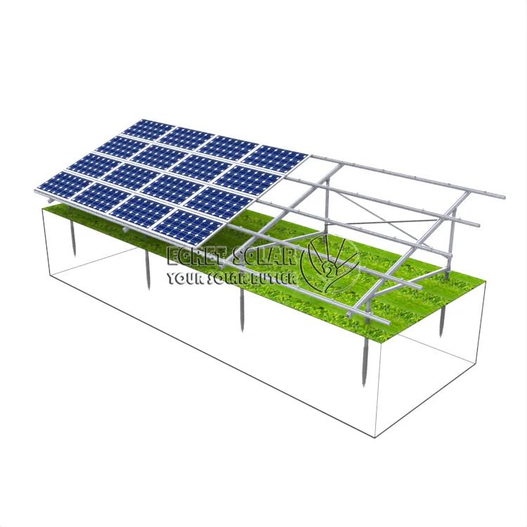 C Sistem de montare la sol din oțel