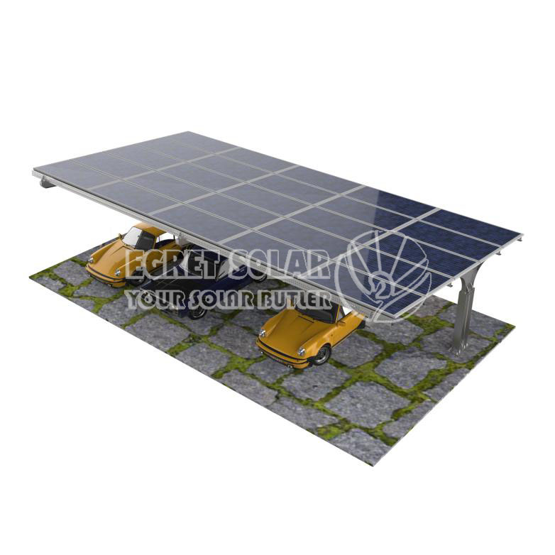 Carport solar din oțel carbon