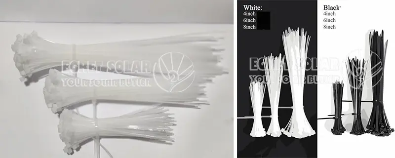 Solar Cable Ties Nylon Plastic