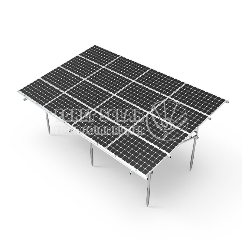 Suport de montare la sol din aluminiu solar tip N