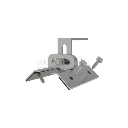 Tabă trapezoidală Cleie cu clipe de cap în picioare Montarea acoperișului trapezoidal